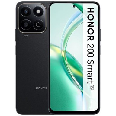 HONOR 200 Smart, 6,8", 4GB, 256GB, Android 14, crni
